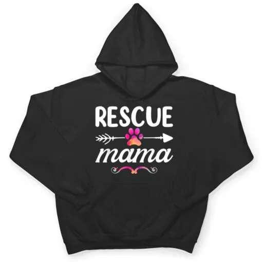 Rescue Mama Pet Lovers , Mothers Day Dog Mom T Shirt