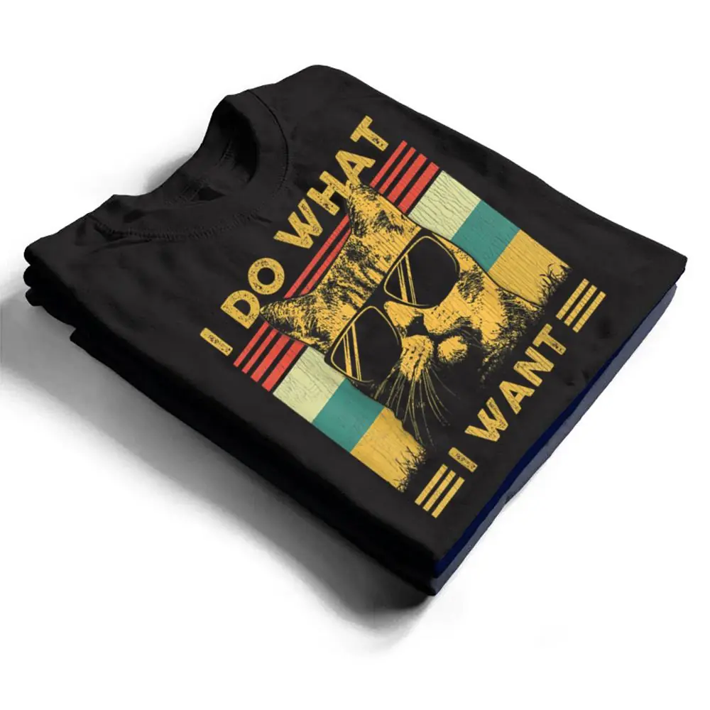 Retro-70s-80s-90s-I-do-what-I-want-cat-funny-cat-lover-T-Shirt-1 Retro 70s 80s 90s I do what I want cat funny cat lover T Shirt