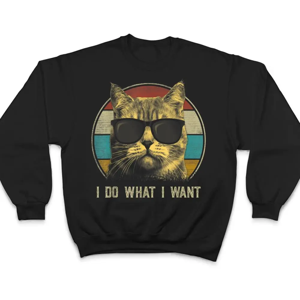 Retro-80s-90s-Cat-Lovers-I-Do-What-I-Want-Funny-Cat-T-Shirt-4 Retro 80s 90s Cat Lovers I Do What I Want Funny Cat T Shirt