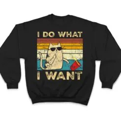 Retro 80s 90s Cat Lovers gifts Funny I Do What I Want Cat T Shirt Retro 80s 90s Cat Lovers gifts Funny I Do What I Want Cat T Shirt