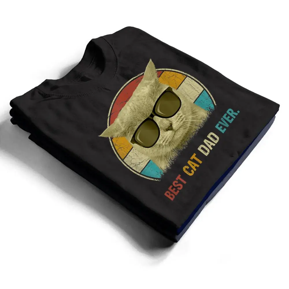 Retro-Cat-Best-Cat-Dad-Ever-Cat-Funny-Cat-Daddy-Cat-Lover-T-Shirt-1 Retro Cat Best Cat Dad Ever Cat Funny Cat Daddy Cat Lover T Shirt