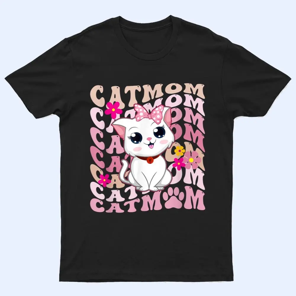 Retro Cat Mom Groovy Cute Kitten Cat Lover T Shirt Retro Cat Mom Groovy Cute Kitten Cat Lover T Shirt