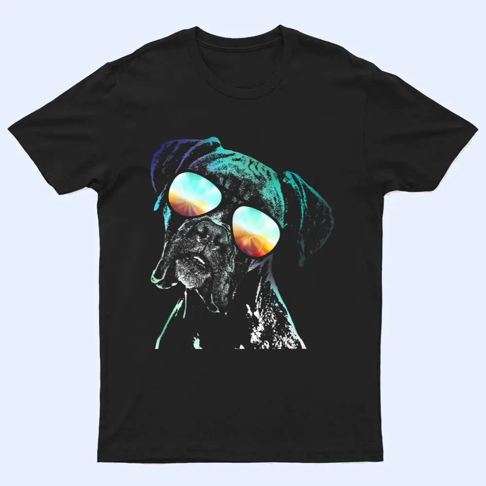 Retro Disco Dog Boxer Dog T Shirt Retro Disco Dog Boxer Dog T Shirt