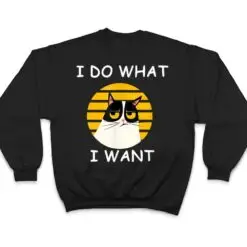 Retro I Do What I Want With My Cat Funny Cat Love T Shirt Retro I Do What I Want With My Cat Funny Cat Love T Shirt