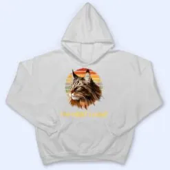 Retro I do what I want cat funny maine coon cat lover T Shirt