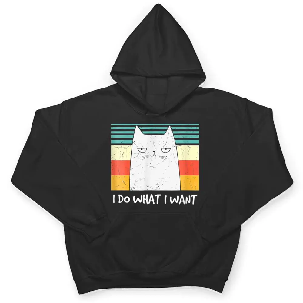 Retro-Meow-Cat-I-Do-What-I-Want-Funny-Black-Cat-Lovers-T-Shirt-3 Retro Meow Cat I Do What I Want Funny Black Cat Lovers T Shirt