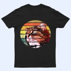 Retro Vintage Colorful Cat For Lovers Cat And Pets T Shirt