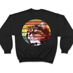 Retro Vintage Colorful Cat For Lovers Cat And Pets T Shirt