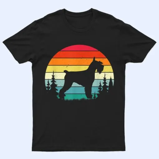 Retro Vintage Giant Schnauzer Dog Lover Gift T Shirt