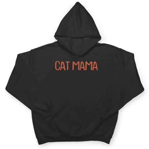 Retro Vintage Simple Funny Cat Mama T Shirt