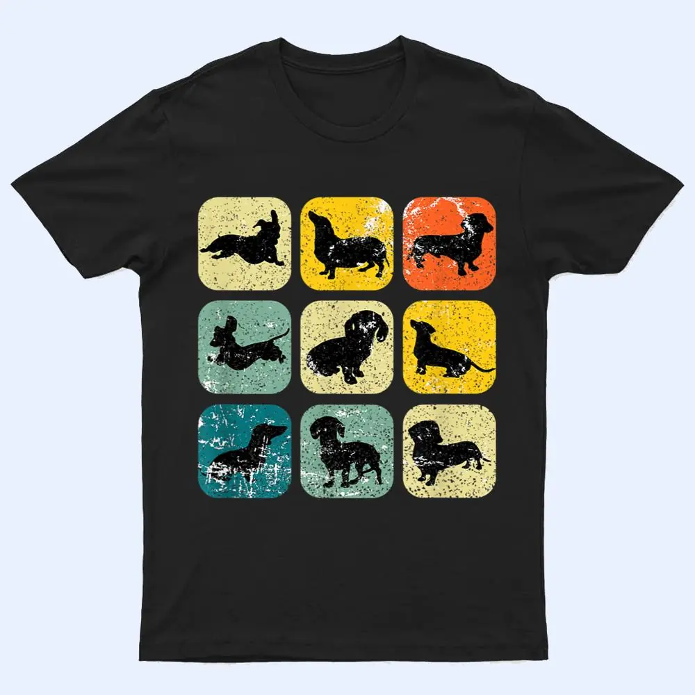Retro Vintage dachshund dackel Wiener Dog Dachshound Ver 2 T Shirt Retro Vintage dachshund dackel Wiener Dog Dachshound Ver 2 T Shirt