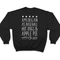 Ripple Junction American as Baseball, Hot Dogs, & Apple Pie T Shirt Ripple Junction American as Baseball, Hot Dogs, & Apple Pie T Shirt