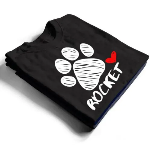 Rocket Dog name Puppy Parent Puppy Named Rocket Doggy T Shirt