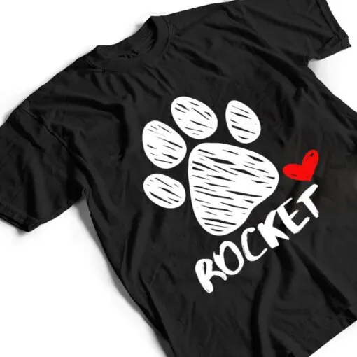 Rocket Dog name Puppy Parent Puppy Named Rocket Doggy T Shirt