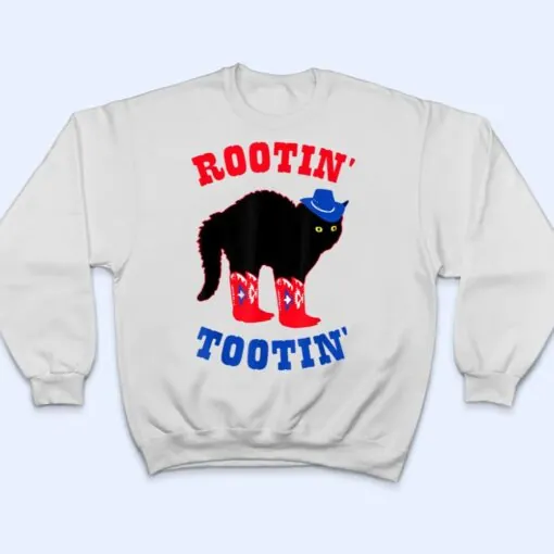 Rootin And Tootin Cowboy Cat T Shirt