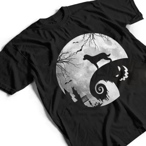 Rottweiler Dog And Moon Halloween Costume Dog Lover Funny T Shirt