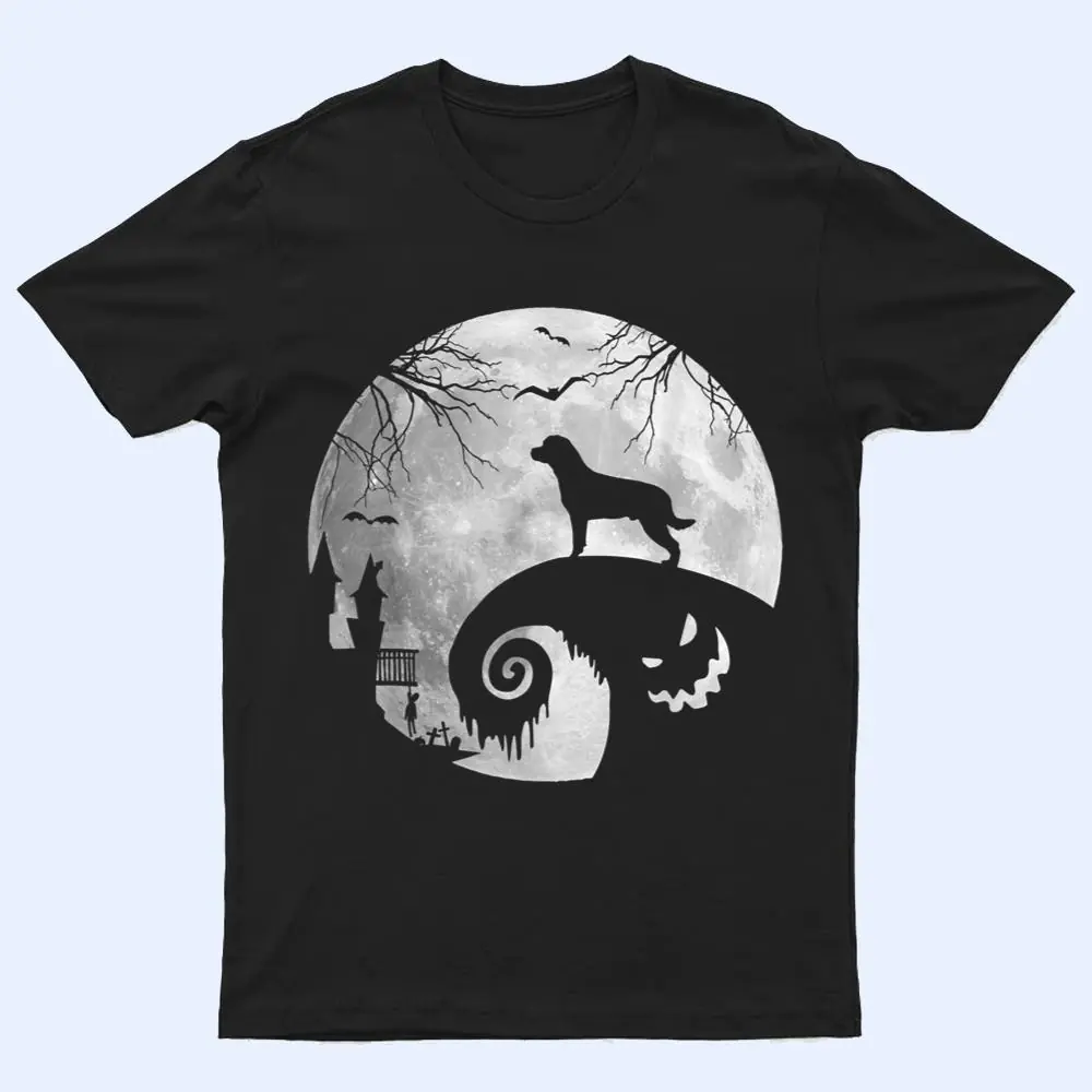 Rottweiler Dog And Moon Halloween Costume Dog Lover Funny T Shirt Rottweiler Dog And Moon Halloween Costume Dog Lover Funny T Shirt