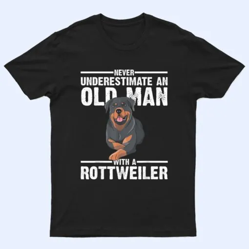 Rottweiler s For Men Funny Rottweiler Dog  Vintage T Shirt