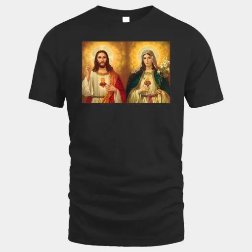 Sacred Heart and Immaculate Heart Picture Jesus and Mary  Ver 1