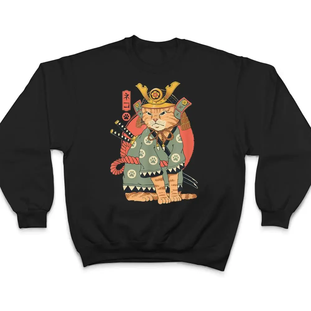 Samurai-Japanese-Cat-Bushido-Katana-Vintage-Gifts-Men-Women-T-Shirt-4 Samurai Japanese Cat Bushido Katana Vintage Gifts Men Women T Shirt
