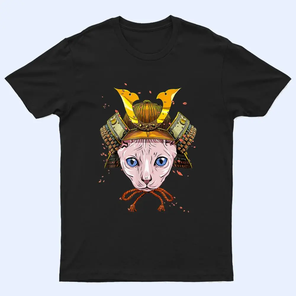Samurai Sphynx Cat Warrior Samurai Cat Lovers T Shirt Samurai Sphynx Cat Warrior Samurai Cat Lovers T Shirt