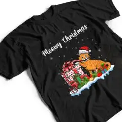 Santa Hat Cat Xmas For Girls Kids Meowy Cat Christmas T Shirt Santa Hat Cat Xmas For Girls Kids Meowy Cat Christmas T Shirt