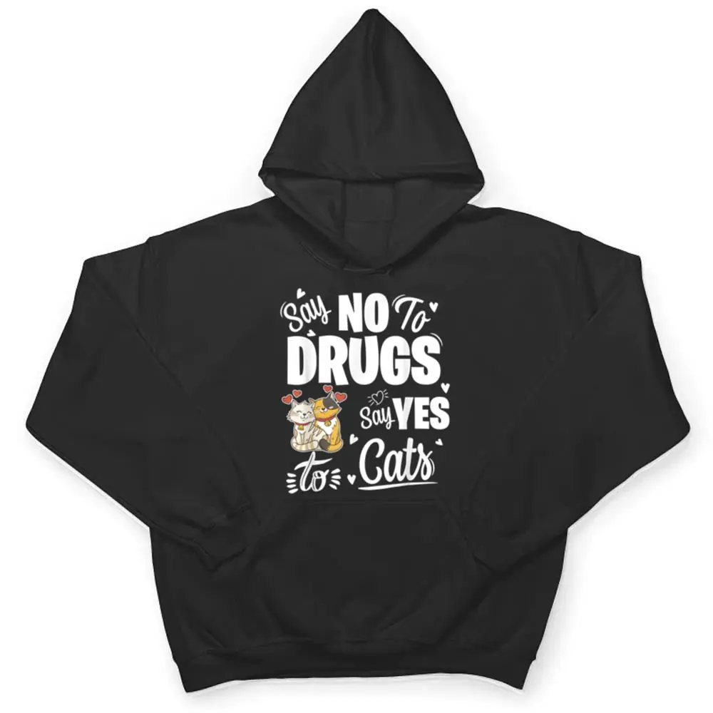 Say-No-To-Drugs-Say-Yes-To-Cats-Red-Ribbon-Week-T-Shirt-3 Say No To Drugs Say Yes To Cats Red Ribbon Week T Shirt