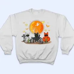 Scary Halloween Black Cat T Shirt Scary Halloween Black Cat T Shirt