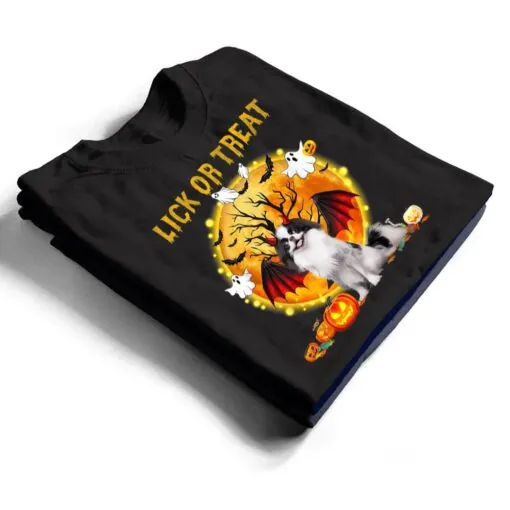 Scary Japanese Chin Dog Witch Hat Halloween Lick Or Treat T Shirt