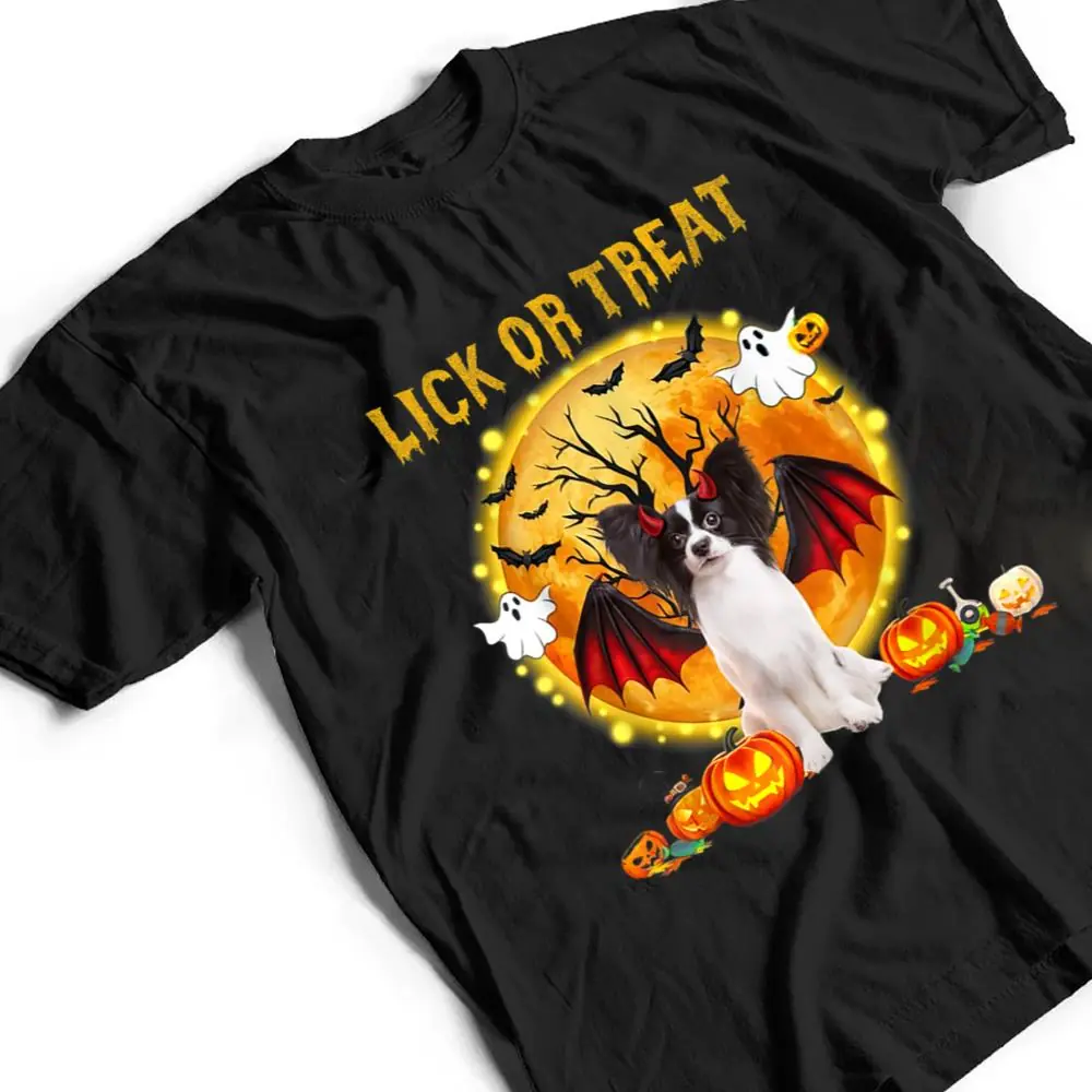 Scary-Papillon-Dog-Witch-Hat-Halloween-Lick-Or-Treat-T-Shirt-2 Scary Papillon Dog Witch Hat Halloween Lick Or Treat T Shirt
