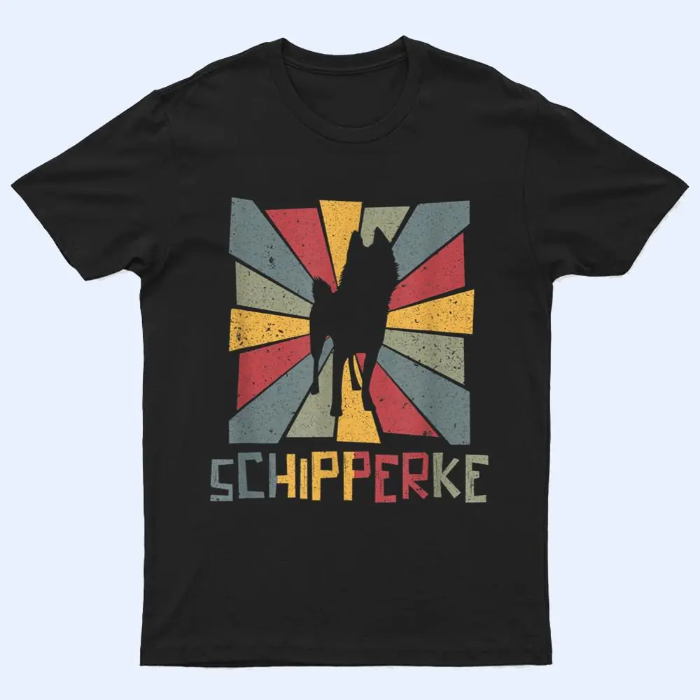 Schipperke Vintage dog dogs paw Schipperke accessories T Shirt Schipperke Vintage dog dogs paw Schipperke accessories T Shirt