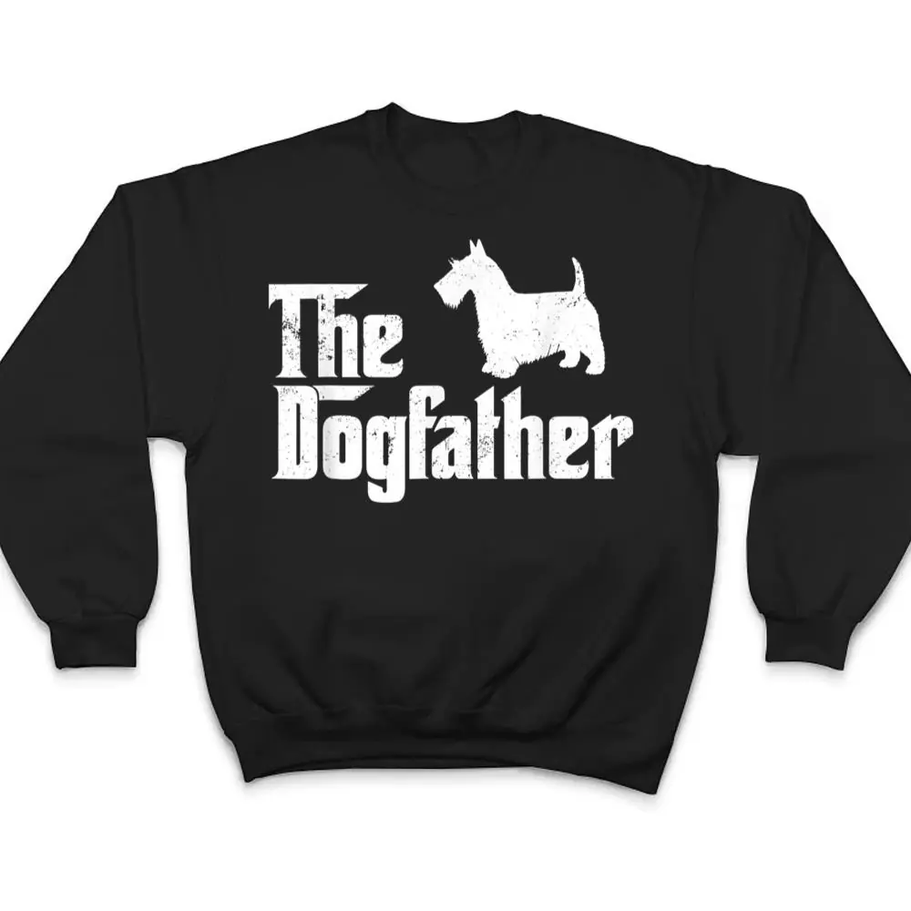 Scottish-Terrier-Dog-The-Dogfather-Dog-Lover-T-Shirt-4 Scottish Terrier Dog The Dogfather Dog Lover T Shirt