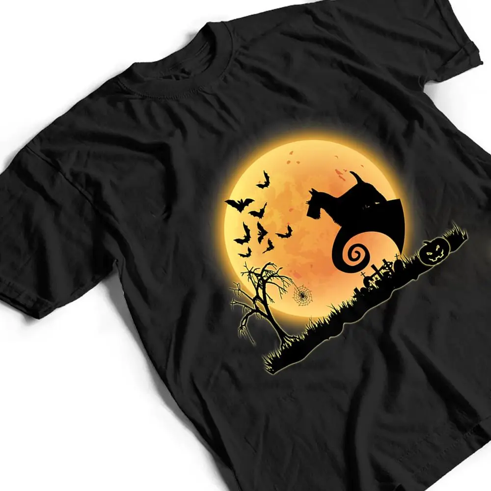 Scottish-Terrier-Scary-And-Moon-Dog-Funny-Halloween-Costume-T-Shirt-2 Scottish Terrier Scary And Moon Dog Funny Halloween Costume T Shirt