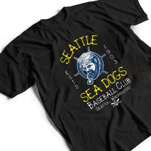Seattle Sea Dogs Retro Minor League Baseball Team T Shirt