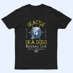 Seattle Sea Dogs Retro Minor League Baseball Team T Shirt