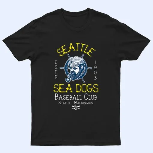 Seattle Sea Dogs Retro Minor League Baseball Team T Shirt