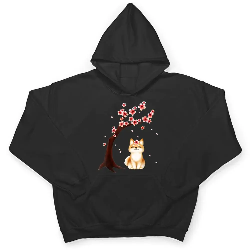 Shiba-Inu-Dog-Japanese-Cherry-Blossom-Sakura-Flower-T-Shirt-3 Shiba Inu Dog Japanese Cherry Blossom Sakura Flower T Shirt