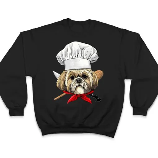 Shih Tzu Chef Dog, Cooking Baking Lover T Shirt