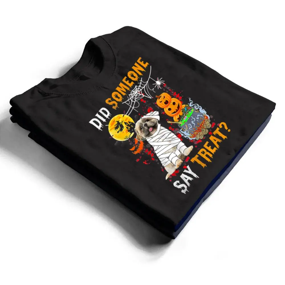 Shih-Tzu-Dog-Halloween-Did-Someone-Say-Treat-T-Shirt-1 Shih Tzu Dog Halloween Did Someone Say Treat T Shirt