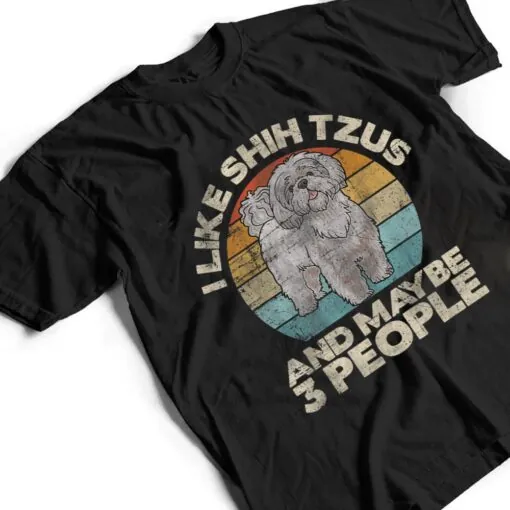 Retro Shih Tzu T Shirt