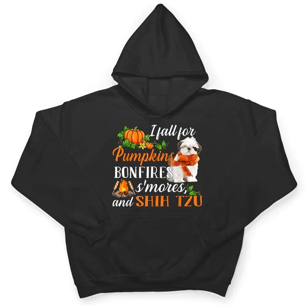 Shih-Tzu-I-Fall-For-Pumpkins-Bonfires-Smores-And-Dogs-Fall-T-Shirt-3 Shih Tzu I Fall For Pumpkins Bonfires Smores And Dogs Fall T Shirt