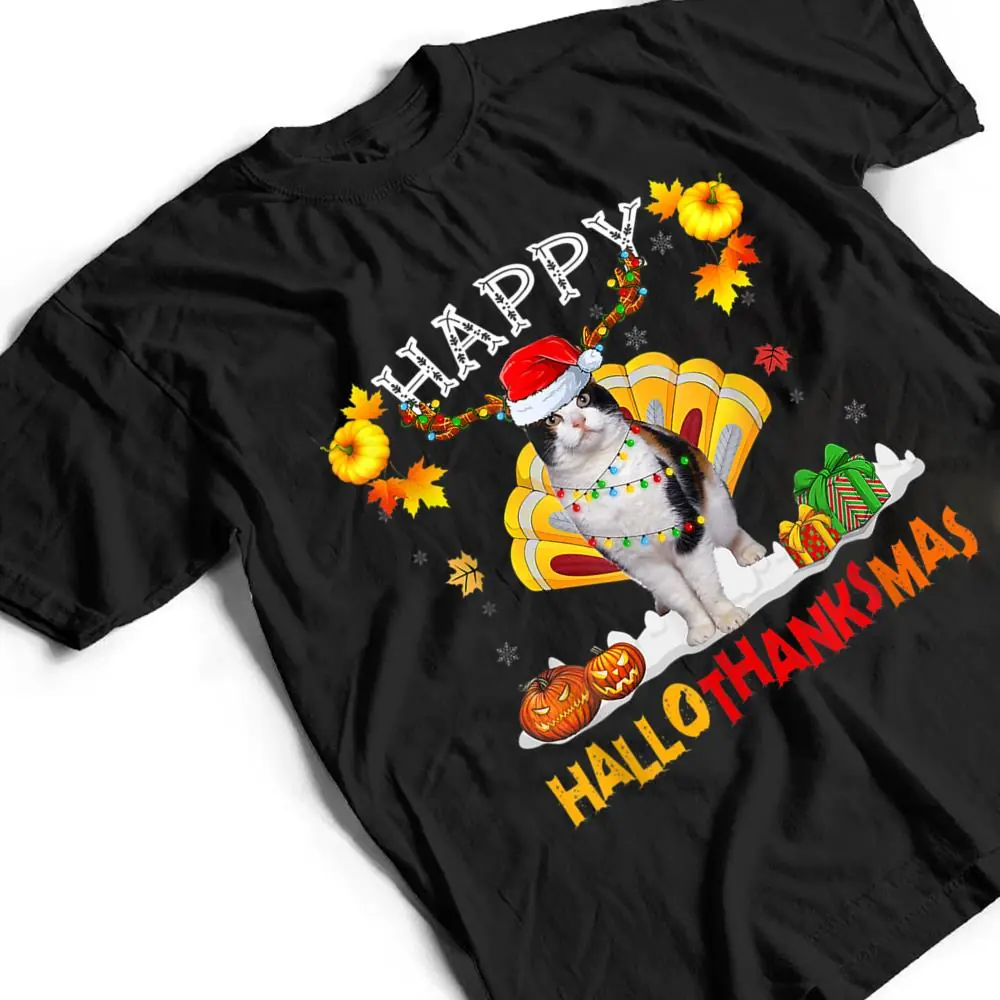 Siamese-Cat-Halloween-Hanksgiving-Christmas-Hallothanksmas-T-Shirt-2 Siamese Cat Halloween Hanksgiving Christmas Hallothanksmas T Shirt