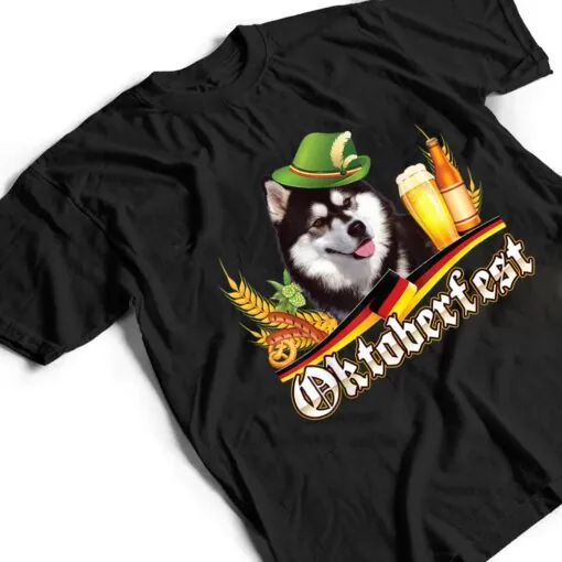 Siberian Husky Dog Beer Oktoberfest Prost Beer Festival T Shirt