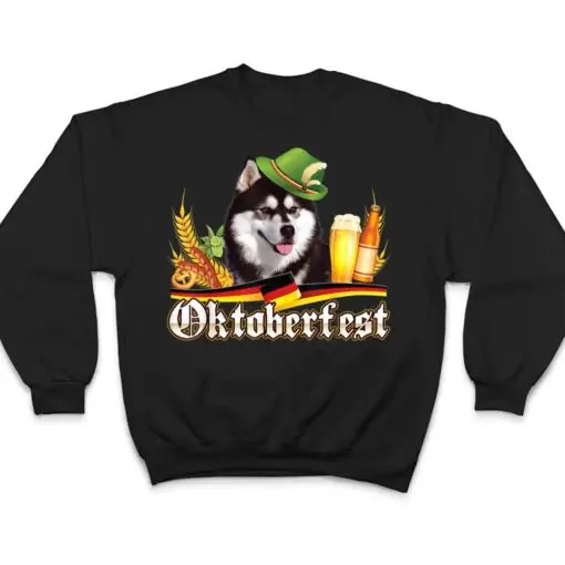 Siberian Husky Dog Beer Oktoberfest Prost Beer Festival T Shirt