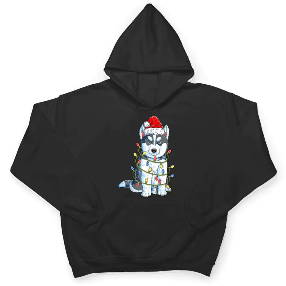 Siberian-Husky-Santa-Christmas-Tree-Lights-Xmas-Boys-Dog-T-Shirt-3 Siberian Husky Santa Christmas Tree Lights Xmas Boys Dog T Shirt