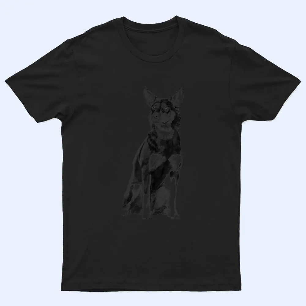 Sitting Dog Australian Kelpie T Shirt Sitting Dog Australian Kelpie T Shirt