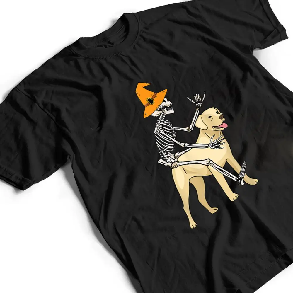 Skeleton-Riding-Dog-Lazy-Halloween-Costume-Puppy-Doggie-T-Shirt-2 Skeleton Riding Dog Lazy Halloween Costume Puppy Doggie T Shirt