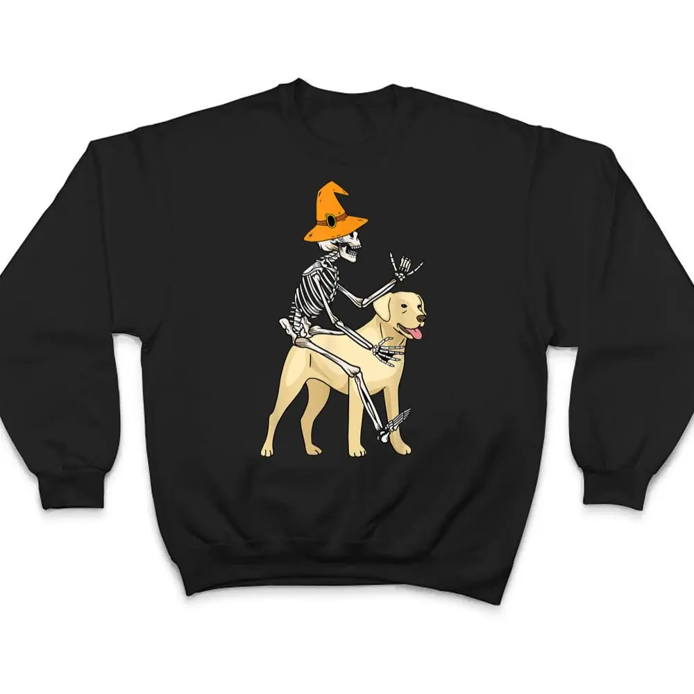 Skeleton-Riding-Dog-Lazy-Halloween-Costume-Puppy-Doggie-T-Shirt-4 Skeleton Riding Dog Lazy Halloween Costume Puppy Doggie T Shirt