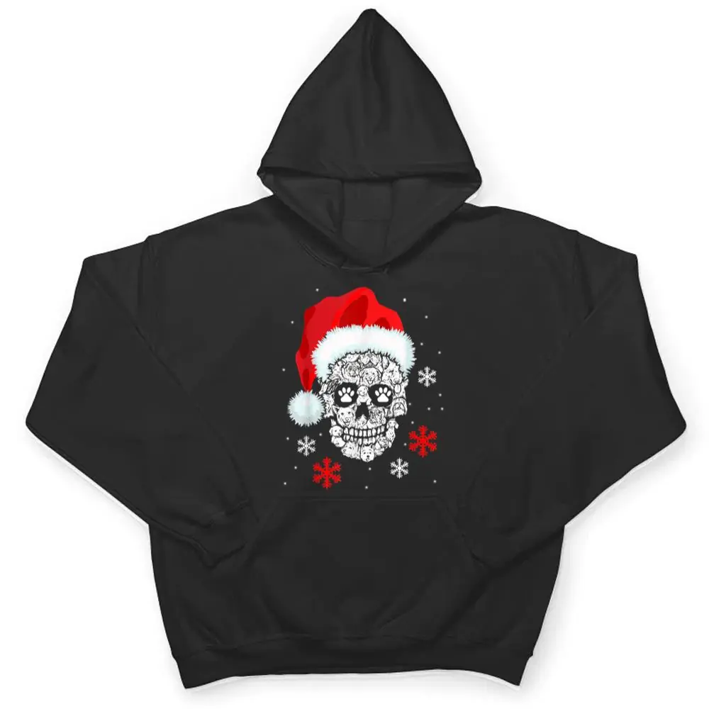Skull-Dog-Santa-Hat-Gifts-Christmas-Pajama-Xmas-Idea-Men-T-Shirt-3 Skull Dog Santa Hat Gifts Christmas Pajama Xmas Idea Men T Shirt