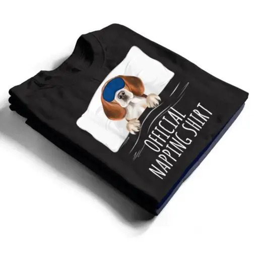 Sleeping Beagle Dog Official Napping T Shirt